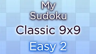 My Sudoku - Classic 9x9 Easy 2
