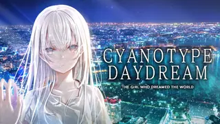 Cyanotype Daydream -The Girl Who Dreamed the World