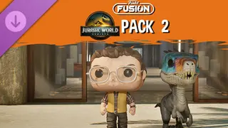 Funko Fusion - Jurassic World 重生 Rebirth Pack 2 - Dr Henry Loomis and Raptor Deluxe