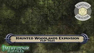 Fantasy Grounds - Pathfinder RPG - Flip-Tiles - Haunted Woodlands Expansion
