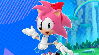 SONIC SUPERSTARS - Retro Diner Style Amy Costume (PS4 & PS5)