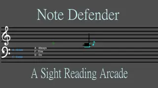 Note Defender: A Sight Reading Arcade