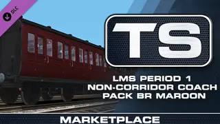 TS Marketplace: LMS Period 1 Non-Corridor Coach Pack BR Maroon