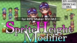 RPG Maker MZ - Sprite Height Modifier