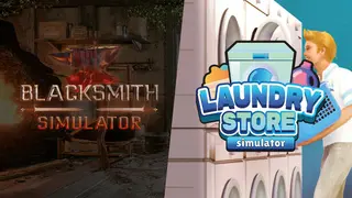 Laundry Store and Blacksmith Simulators