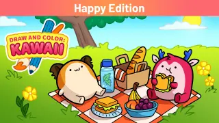 DRAW AND COLOR: KAWAII Happy - Switch