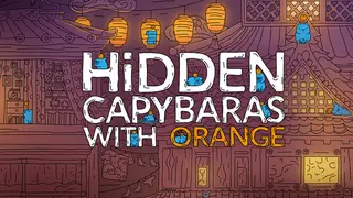 Hidden Capybaras with Orange