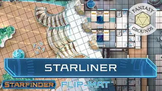 Fantasy Grounds - Starfinder RPG - Flipmat - Starliner
