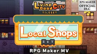 RPG Maker MV - SERIALGAMES LivingGoodCity Tileset - Local Shops Set