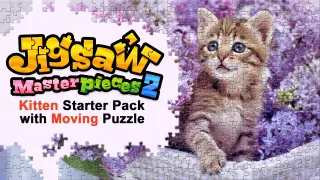 Jigsaw Masterpieces 2 Kitten Starter Pack with Moving Puzzle - Switch