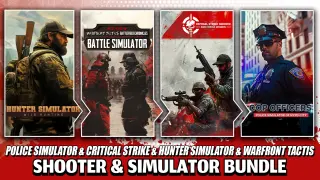 POLICE SIMULATOR & CRITICAL STRIKE & HUNTER SIMULATOR & WARFRONT TACTIS (SHOOTER & SIMULATOR BUNDLE) - Switch