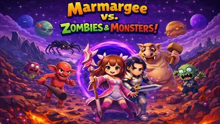 Marmargee Fighter Girl vs. Zombies & Monsters!