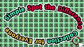 Simple Spot the Difference Collection for Everyone
