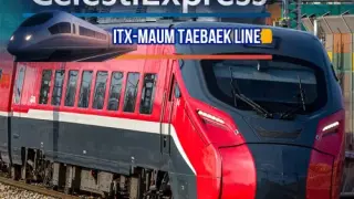 Korean Rail Celesti Express ITX-MAUM Taebaek Line - Switch