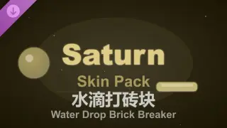 Water Drop Brick Breaker - Saturn Skin Pack