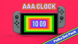 AAA Clock Polka Dot Pack - Switch