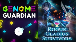 𧬠Genome Guardian Γ Rogue Gladius Survivors π: Survival Roguelikes