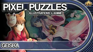 Pixel Puzzles Illustrations & Anime - Jigsaw Pack: Geishas