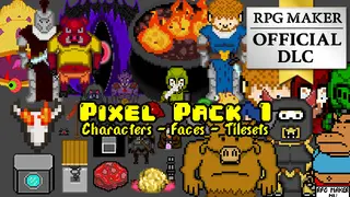RPG Maker MV - Pixel Pack 1 Characters - Faces - Tilesets