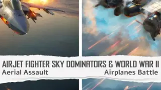 AirJet Fighter Sky Dominators: Aerial Assault & World War II - Airplanes Battle - Switch