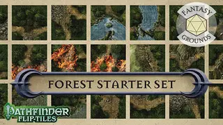 Fantasy Grounds - Pathfinder RPG - Flip-Tiles - Forest Starter Set