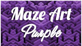 Maze Art: Purple