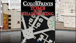 Fantasy Grounds - 0 one's Colorprints #1: Tomb of the Shadow King (Map Pack)