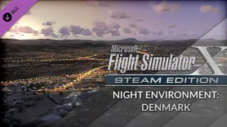 FSX Steam Edition: Night Environment Denmark Add-On