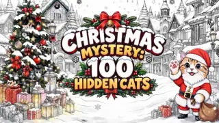 Christmas Mystery: 100 Hidden Cats