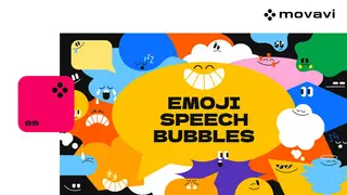 Movavi Video Editor 2026 - Emoji Speech Bubbles Pack