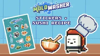 Moldwasher - Stickers + Sushi Recipe