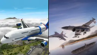 Airplane Flight Simulator : EVO & Airplane Flight Simulator : Combat Zone Bundle - PS4 & PS5