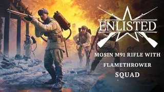 Enlisted - Mosin M91 rifle with flamethrower Squad