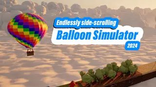 Endlessly side-scrolling Balloon Simulator 2024