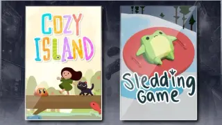 Sledding Game & Cozy Island