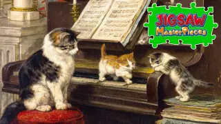 Masterpieces of World - Dogs and Cats in the Painting - Switch