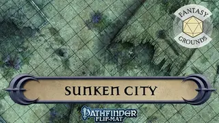 Fantasy Grounds - Pathfinder RPG - Pathfinder Flip-Mat - Sunken City