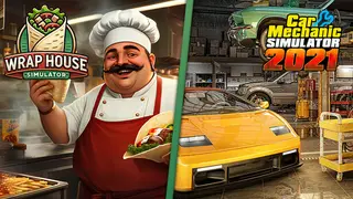 Wrap House Simulator and Car Mechanic Simulator 2021