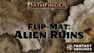 Fantasy Grounds - Pathfinder RPG - Flip-Mat: Alien Ruins