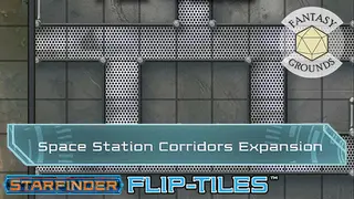Fantasy Grounds - Starfinder RPG - Flip-Tiles - Space Station Corridors Expansion