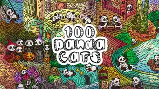 100 Panda Cats
