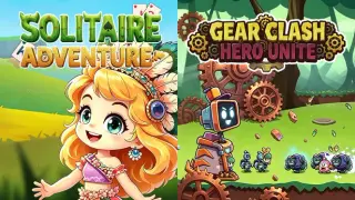 🃏Solitaire Adventure x ⚙️Gear Clash: Hero Unite