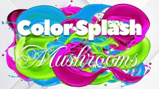Color Splash: Mushrooms