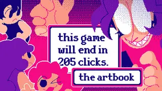 this game will end in 205 clicks. the artbook