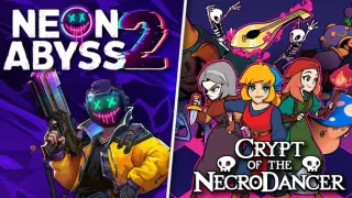 Neon Abyss 2 + Crypt of the Necrodancer