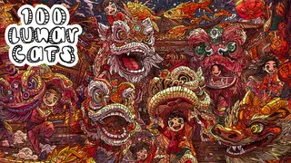 100 Lunar Cats