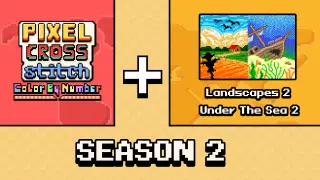 Pixel Cross Stitch Color by Number: Season 2 - Switch