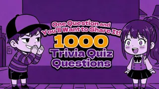 One Question and You'll Want to Share It! 1000 Trivia Quiz Questions - Switch