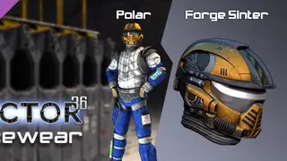 Vector 36 Racewear- Forge Sinter / Polar