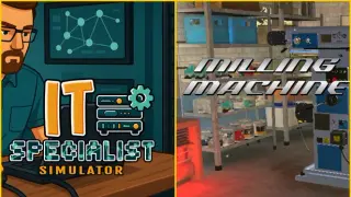 Milling Machine with IT Specialist Simulator